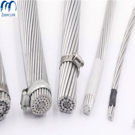 ASTM 標準 1/0 AWG 全アルミニウム撚線裸ケーブル AAC AAC 導体